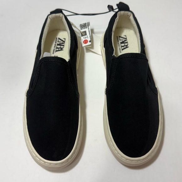 ZARA Unisex Slip-On Canvas Sneakers | Kids EU 30 / US 12 | *NWT* - Picture 2 of 14